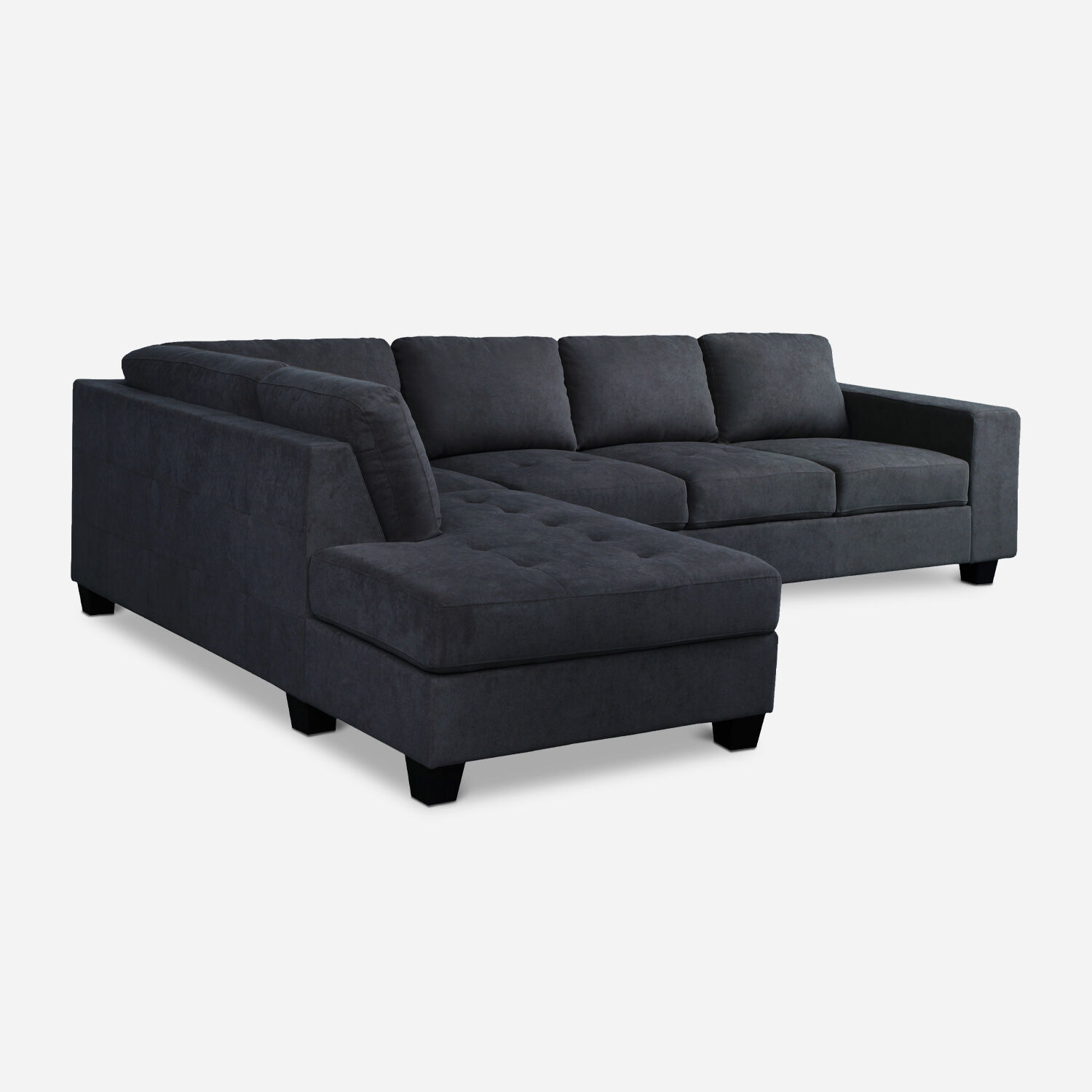 Sof&aacute; Seccional Izquierdo Gris T&aacute;mesis