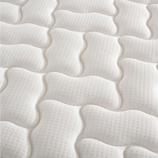 Cama Europea 1.5 Plazas Anatomic + Velador New Torino Caramel