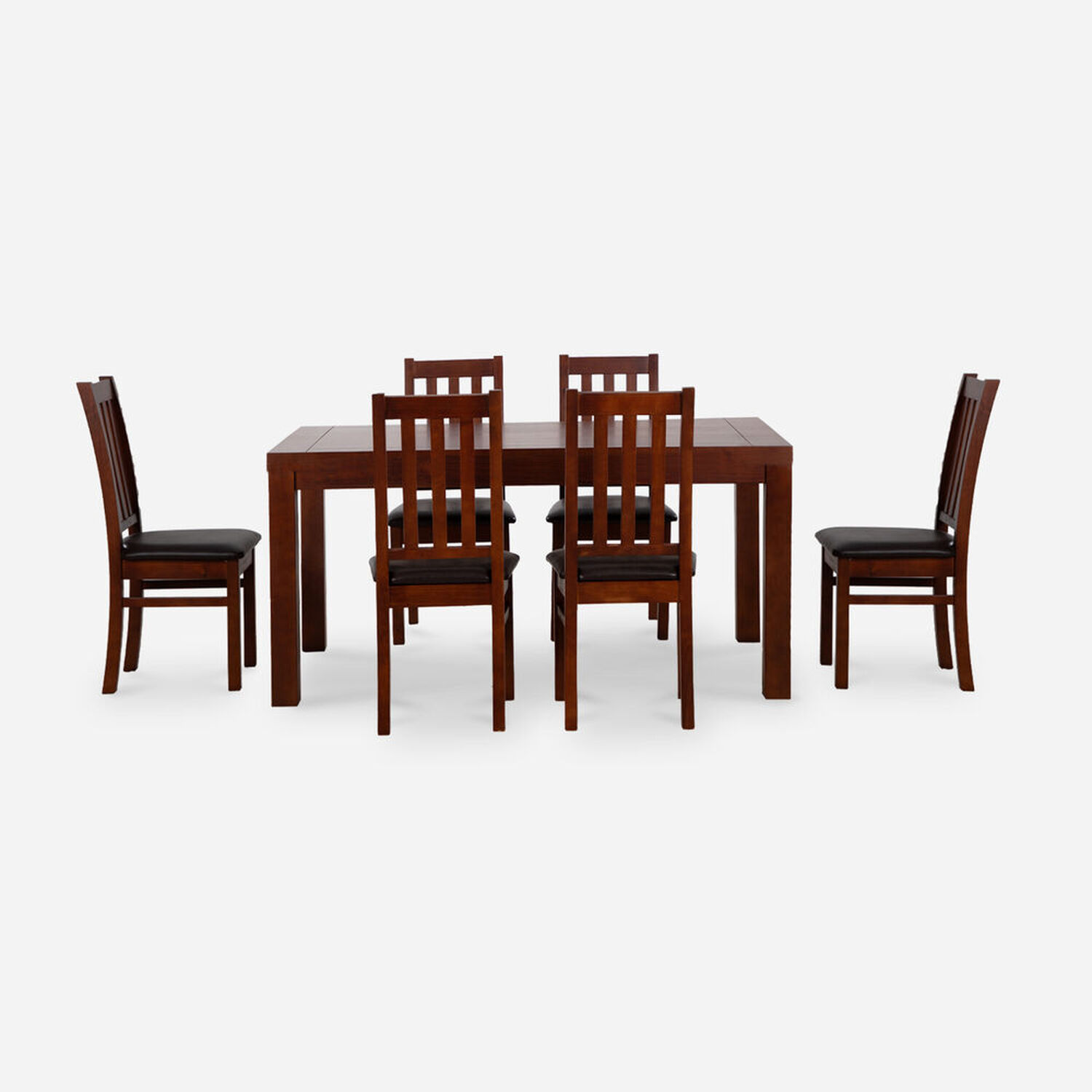 Comedor 6 Sillas Ñuble Caramelo Negro