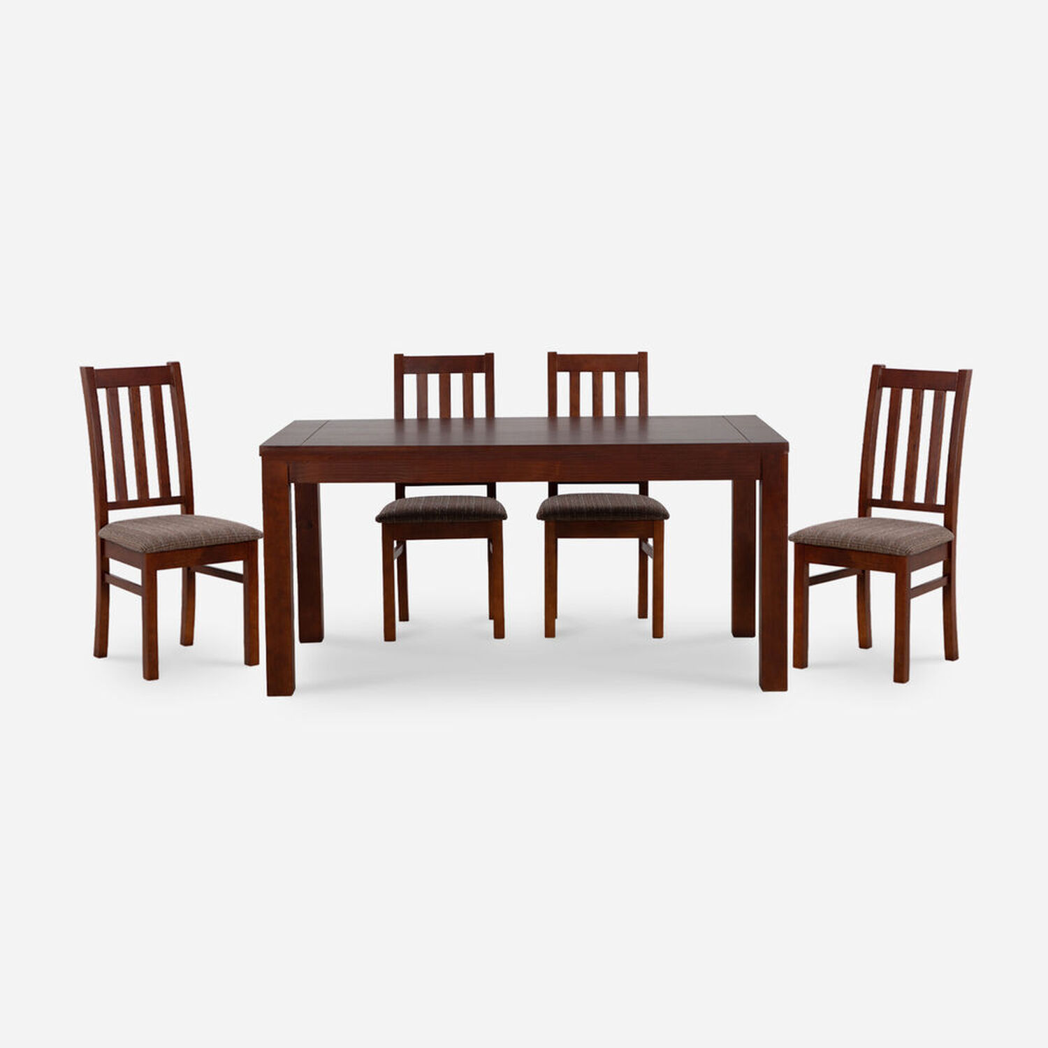 Comedor 6 Sillas &Ntilde;uble Caramelo Chocolate