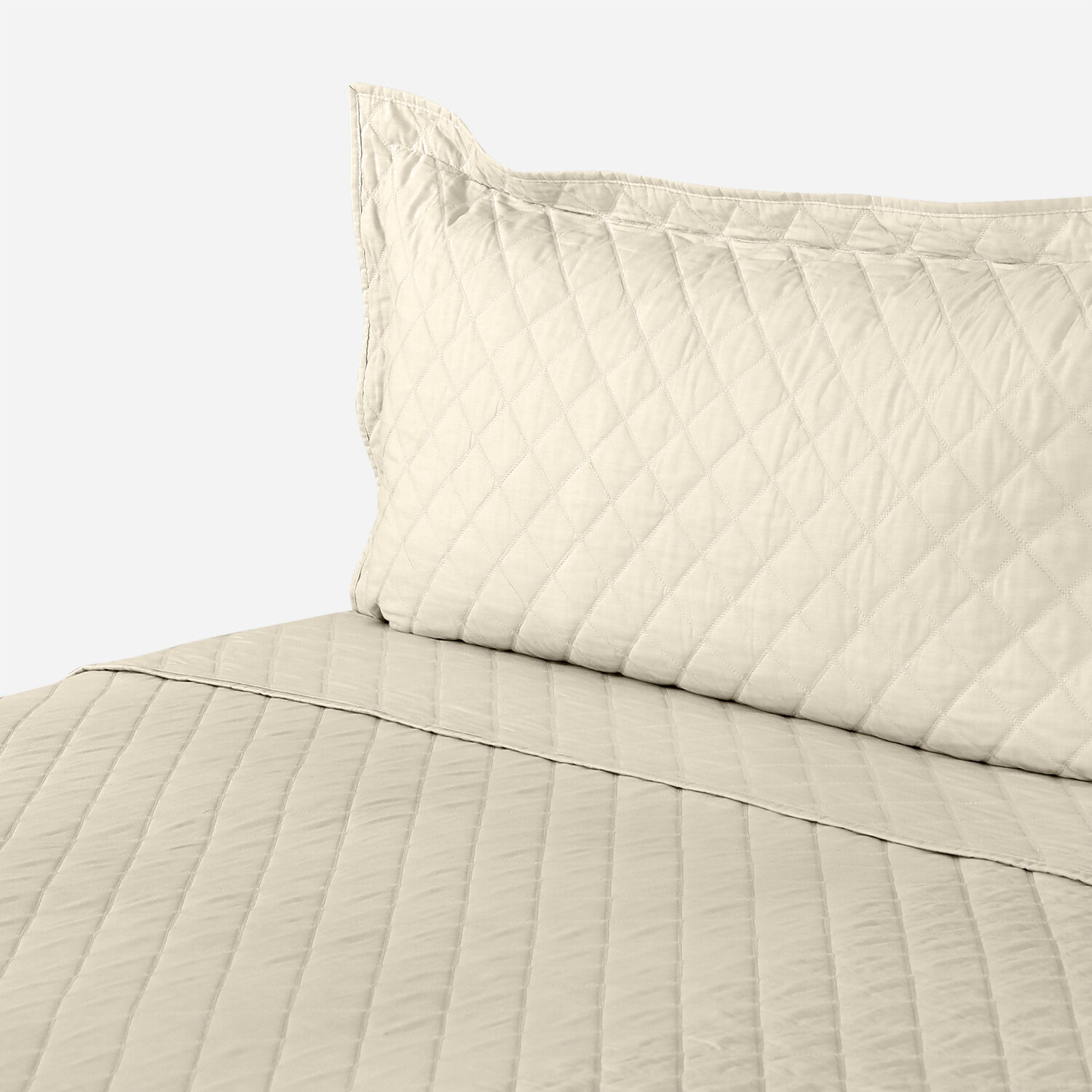 Quilt 2 Plazas Polycotton Taupe