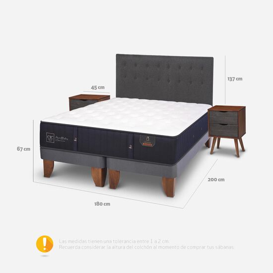 Cama Europea King Premium + Set Éufrates
