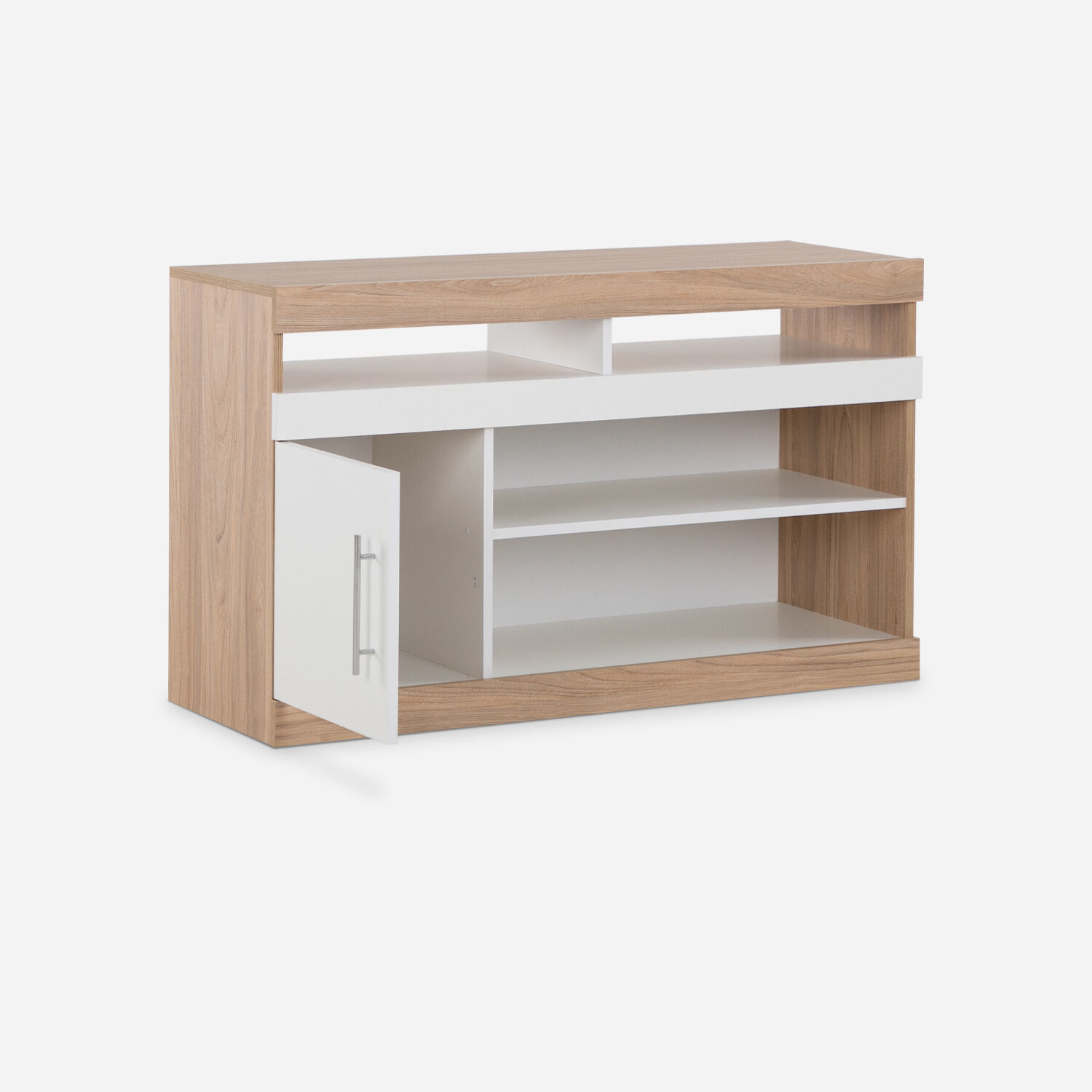 Rack Tv 43" 1 Puerta Olmo Blanco