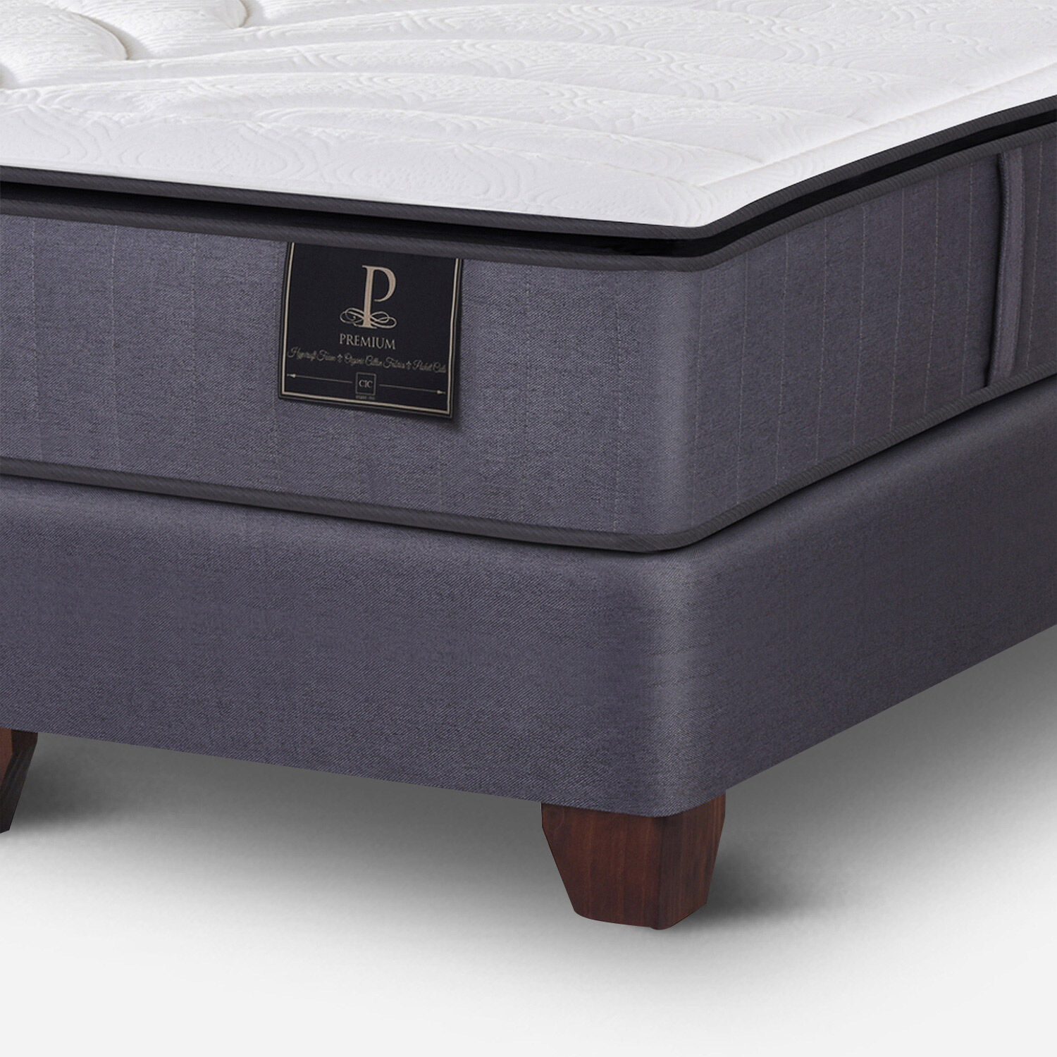Box Spring King Premium + Set Baker