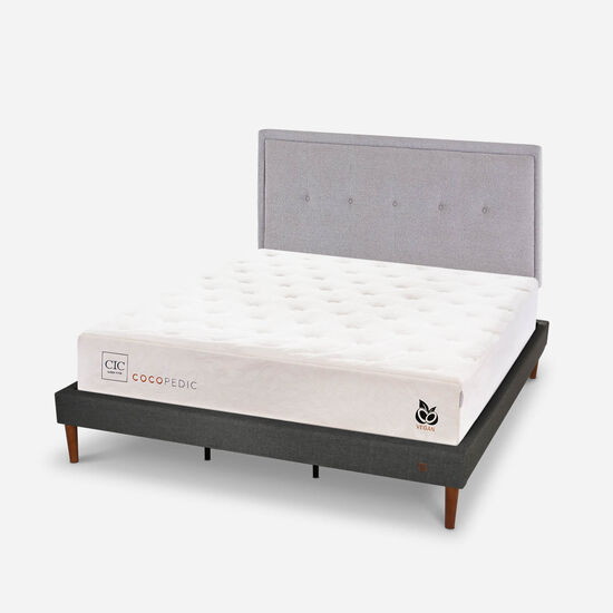 Cama Europea Curve King Cocopedic + Respaldo Ganges