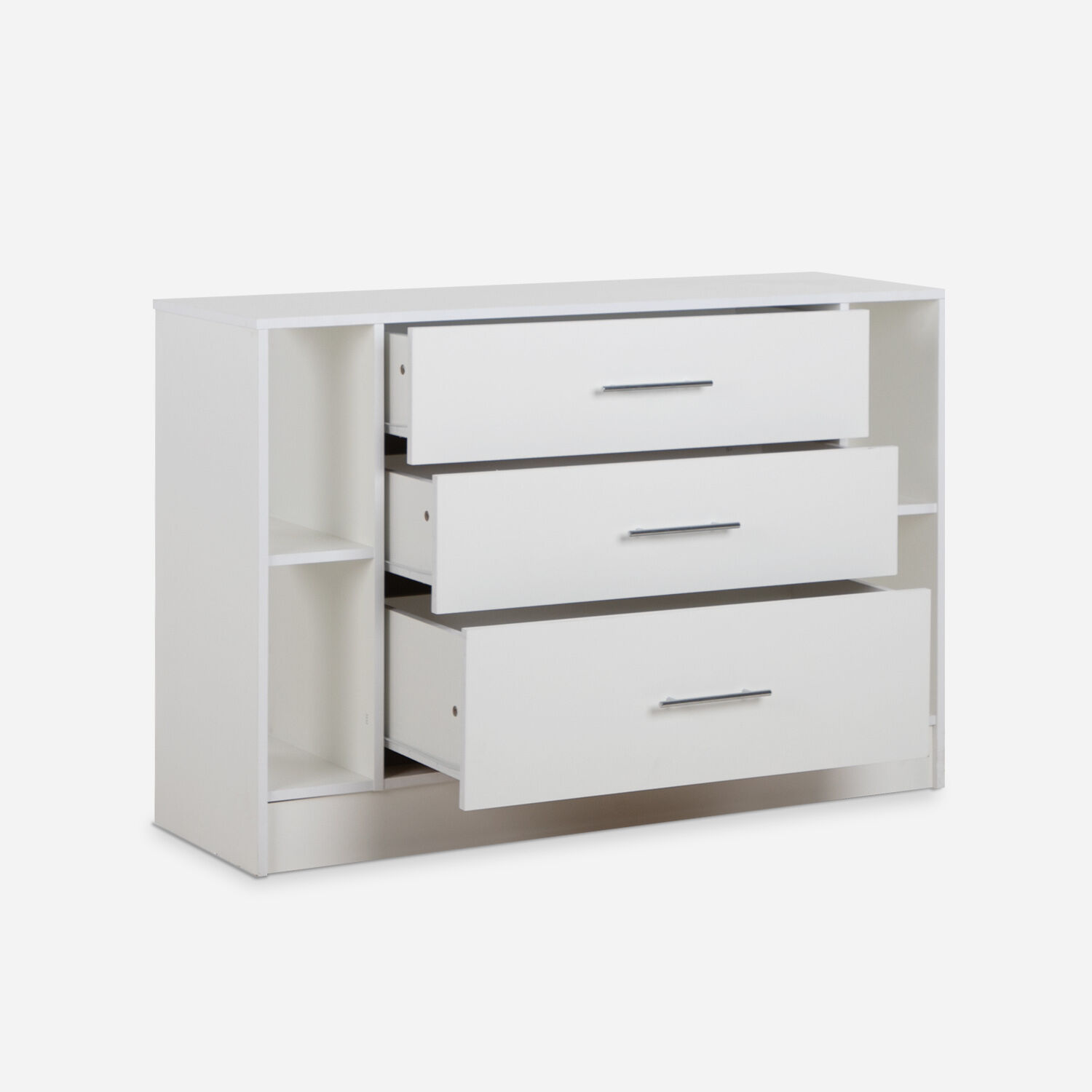 C&oacute;moda 3 Cajones Rigel Blanca