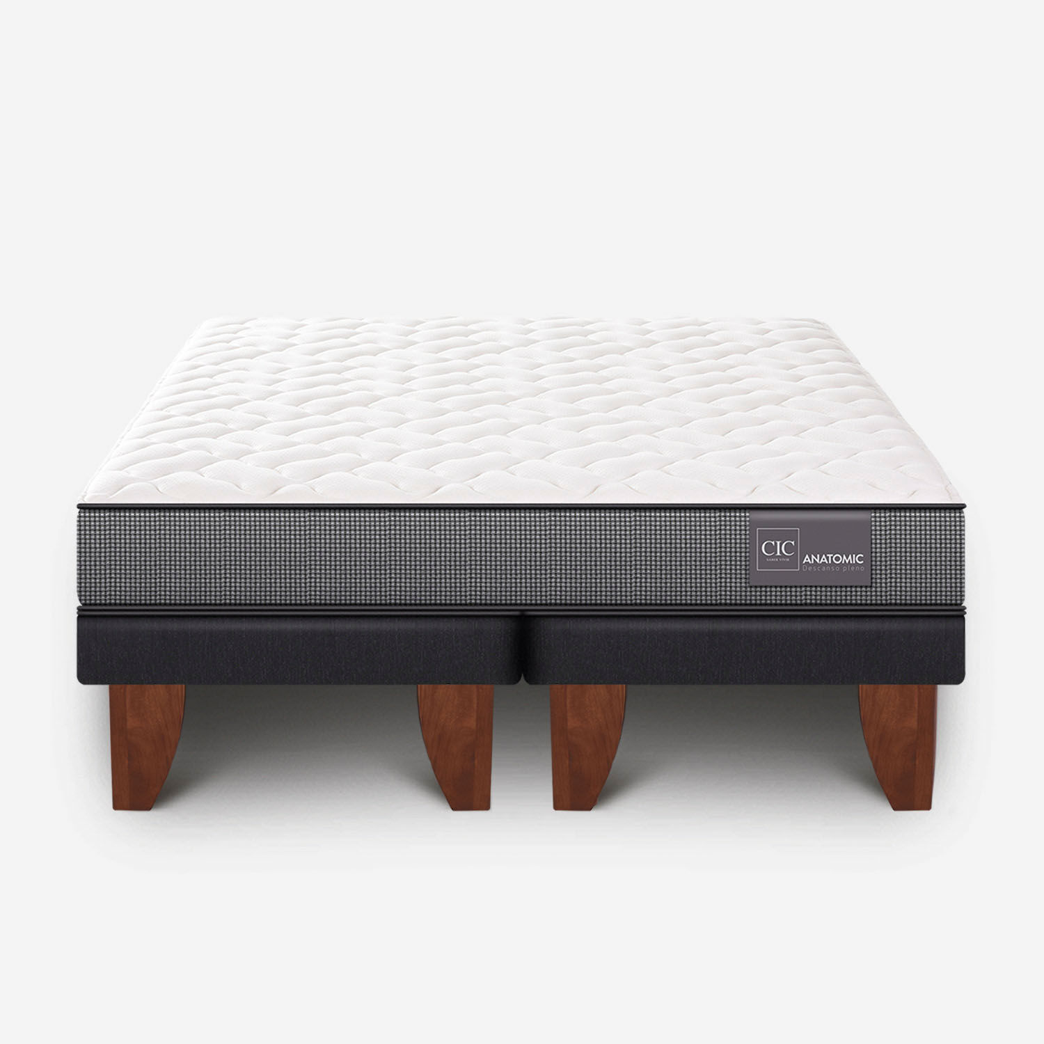 Cama Europea 2 Plazas Anatomic Base Dividida