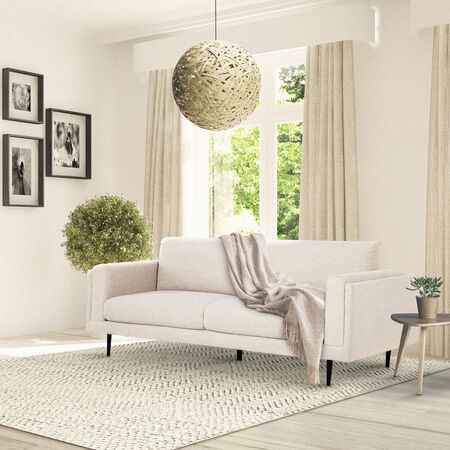 Sofá 3 Cuerpos Beige María Repreve