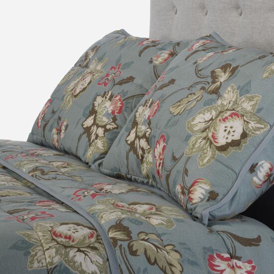 Cubrecama Super King Flowers Ss22