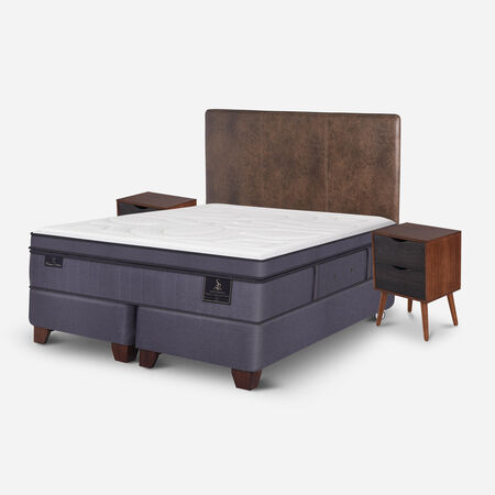 Box Spring King Super Premium + Set Baker