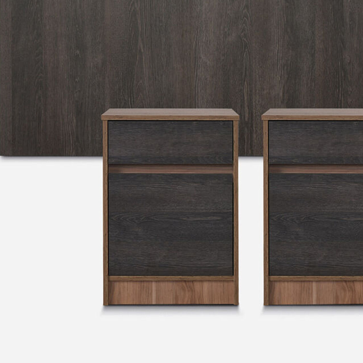 Respaldo 2 Plazas Espresso + Veladores