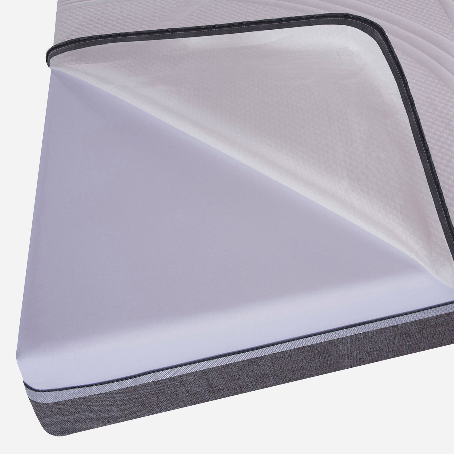 Cama Europea 2 Plazas Ortopedic Advance Base Normal + Set Torino Caramel