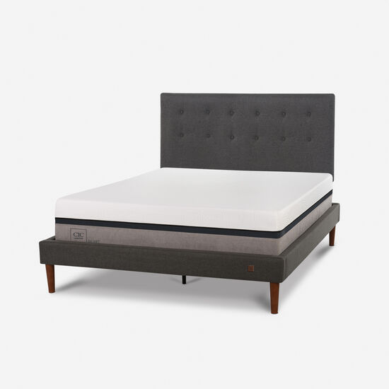 Cama Europea Curve 2 Plazas Balance + Respaldo Éufrates