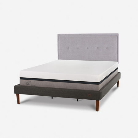 Cama Europea Curve King Balance + Respaldo Ganges