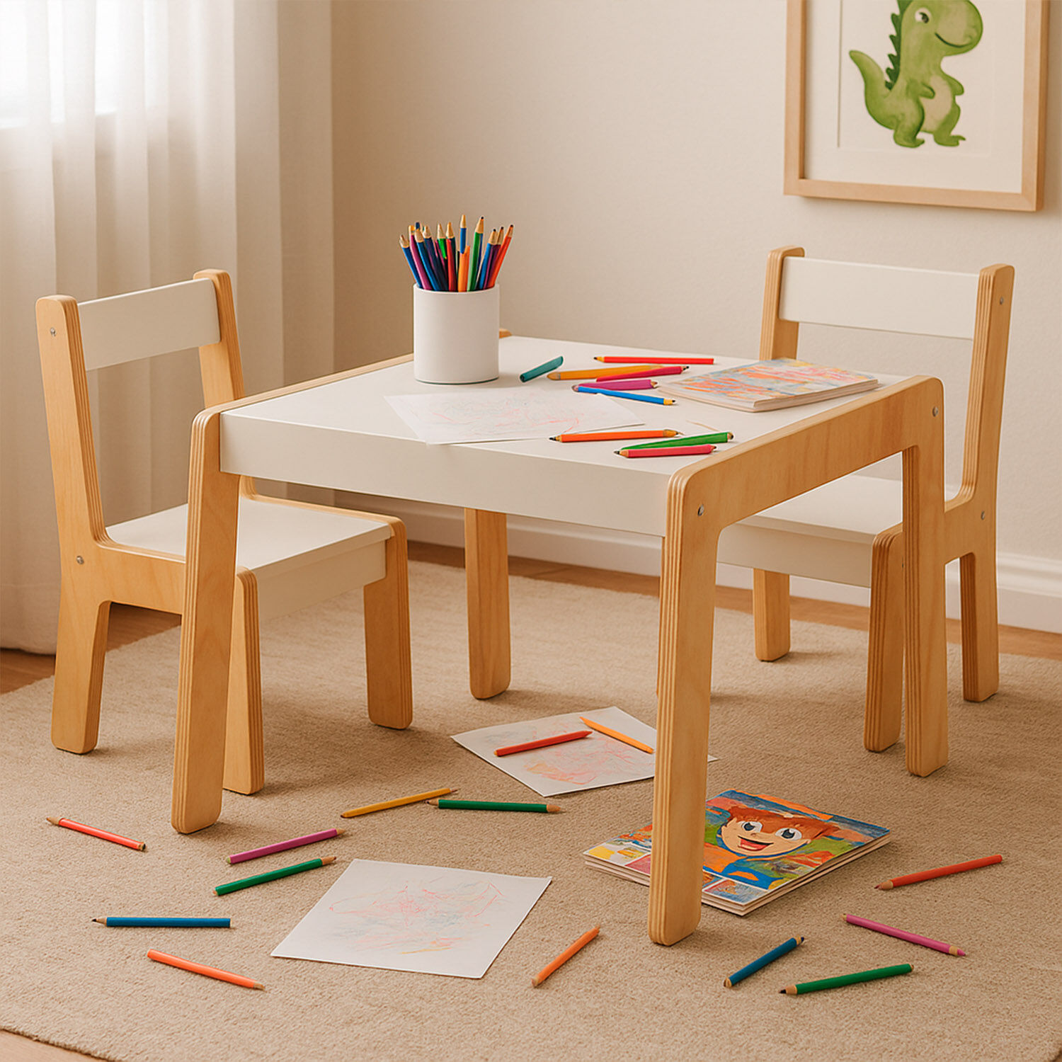 Mesa + 2 Sillas Kids