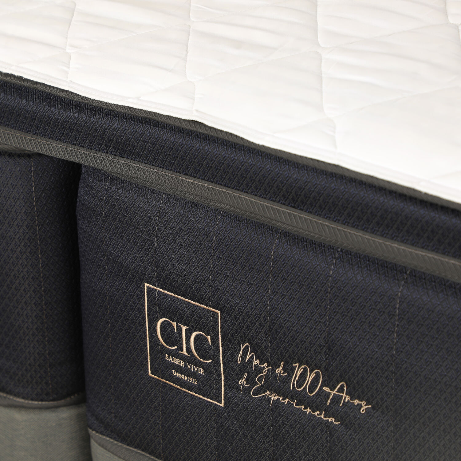 D&uacute;plex Cama Europea 1 Plaza Premium + Topper Premium + Cubrecolch&oacute;n