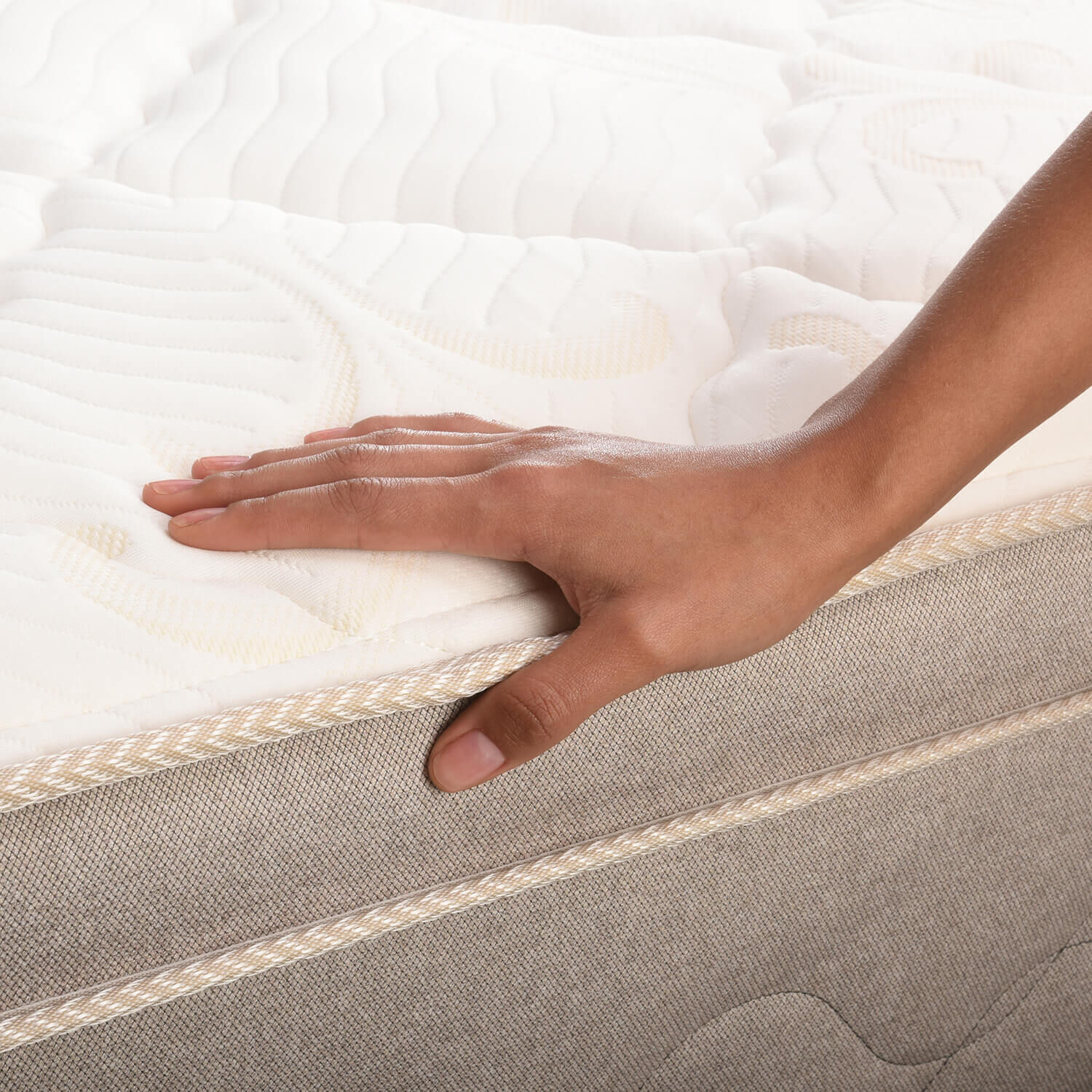 Colchón 2 Plazas Rilassati 150x200 + Almohadas Viscoelásticas + Plumón