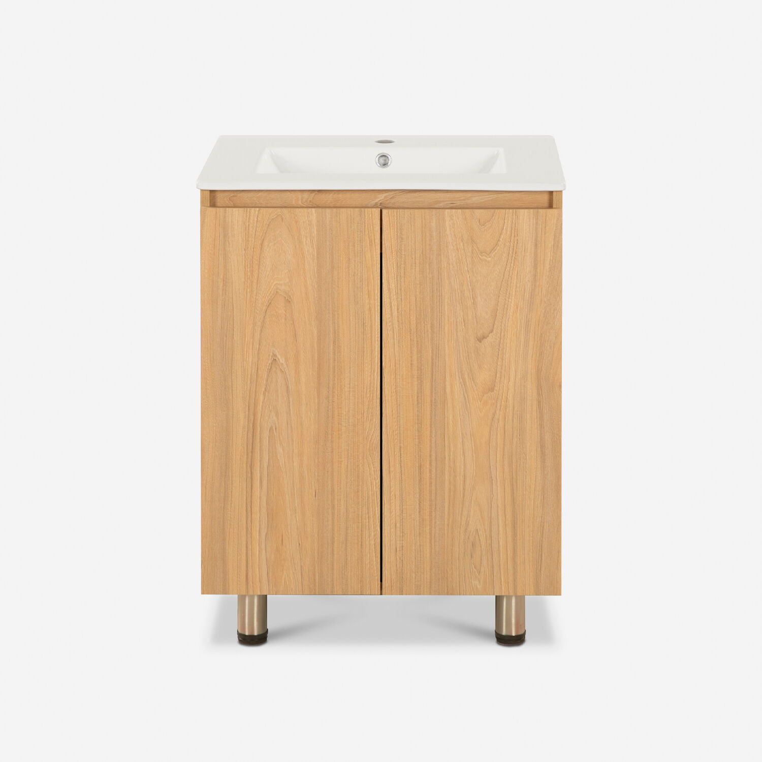 Vanitorio 2 Puertas Con Soportes Lisboa Olmo 60 Cm.