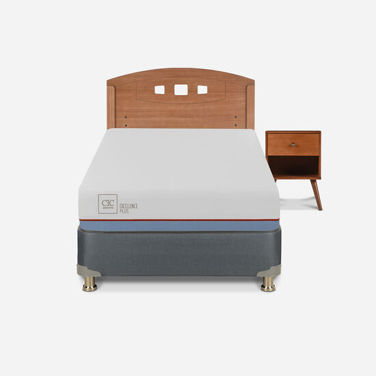 Cama Americana 1.5 Plazas Excellence Plus + Set Gales