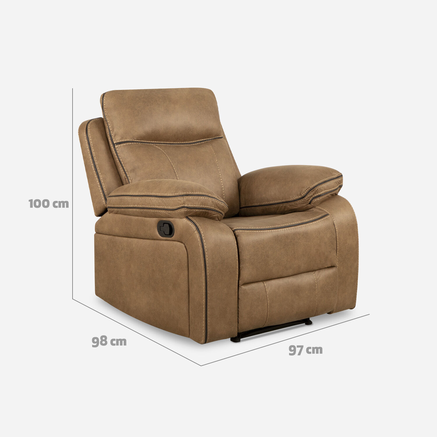 Juego reclinables Sevilla 3 2 y 1 cuerpo