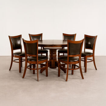 Comedor 6 Sillas New Calabria Chocolate