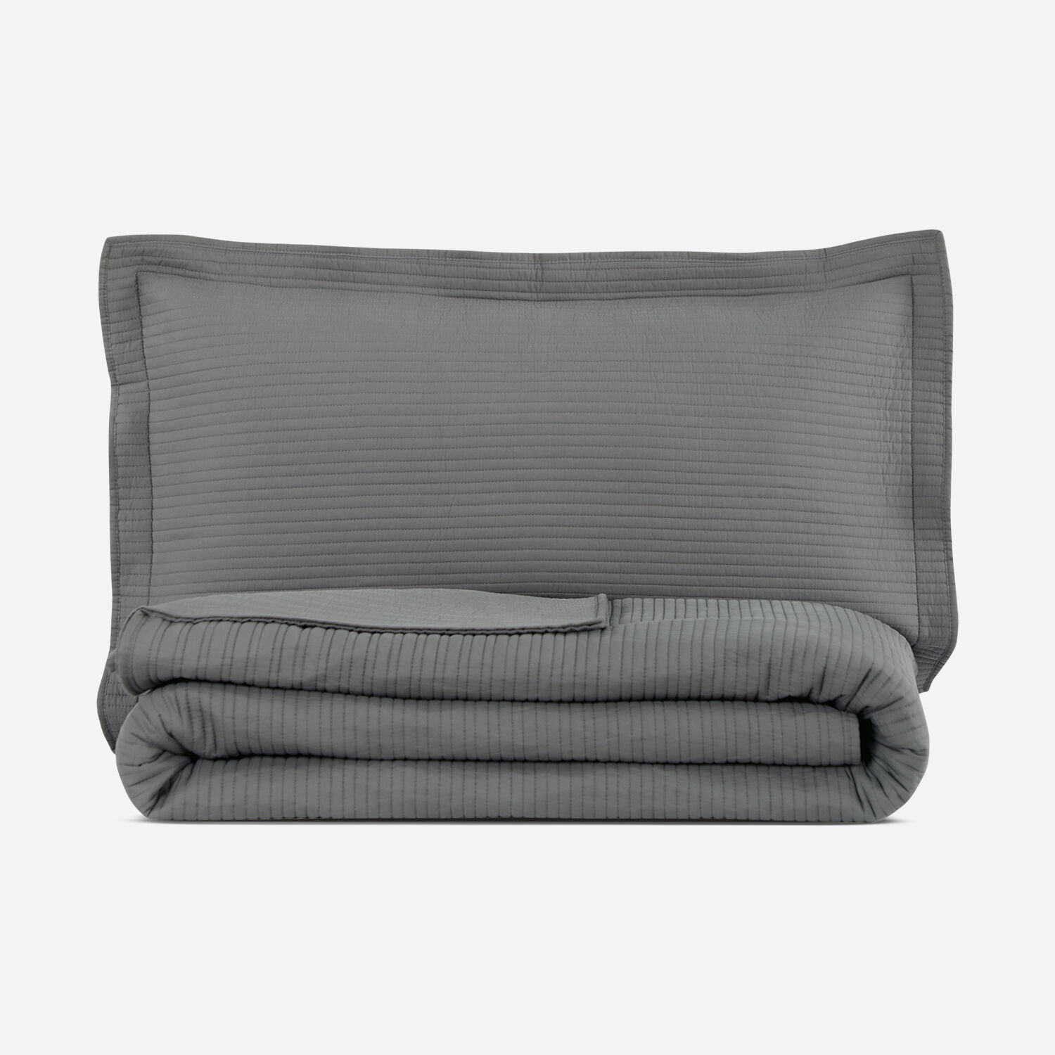 Quilt Super King Algod&oacute;n Gris