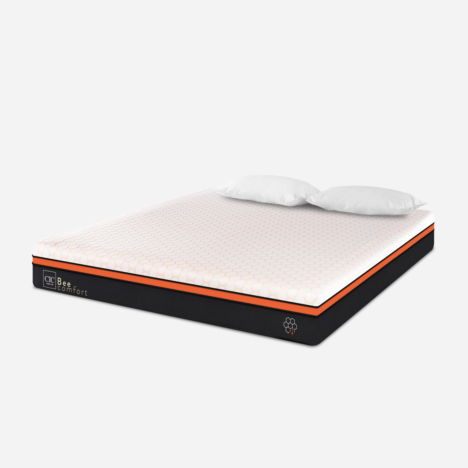 Colch&oacute;n 2 Plazas Bee Comfort 150x200 + Almohadas Viscoel&aacute;sticas