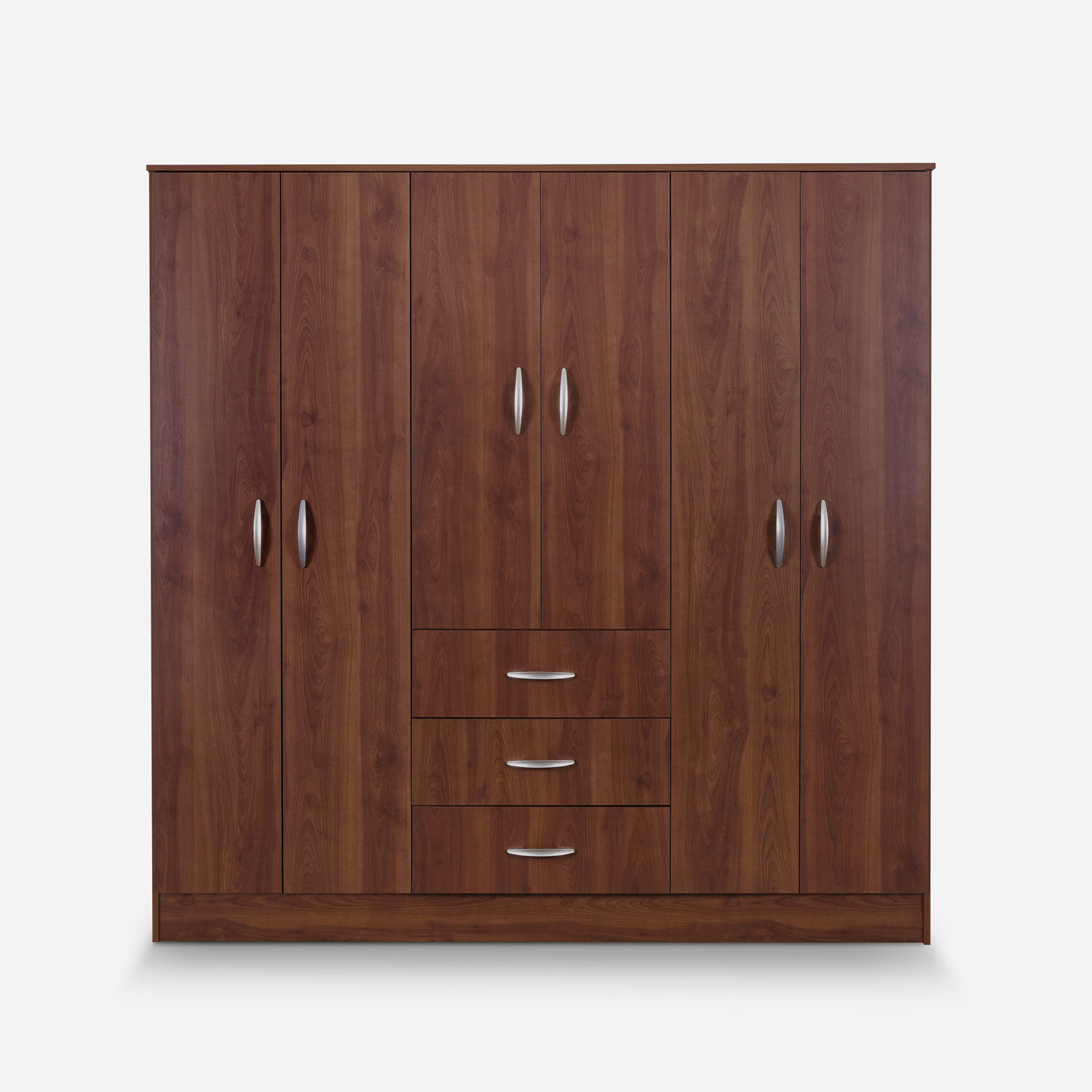 Cl&oacute;set 6 Puertas 3 Cajones Maipo Cerezo