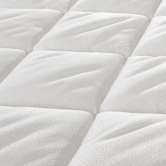 Cama Europea 2 Plazas Excellence Plus Base Dividida + Set Dublín Caramel