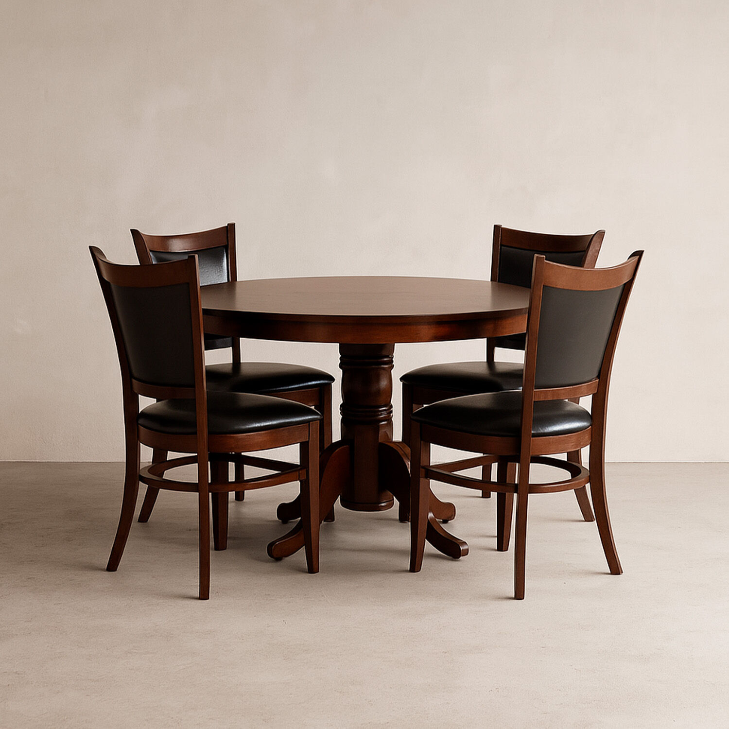 Comedor 4 Sillas Calabria Chocolate