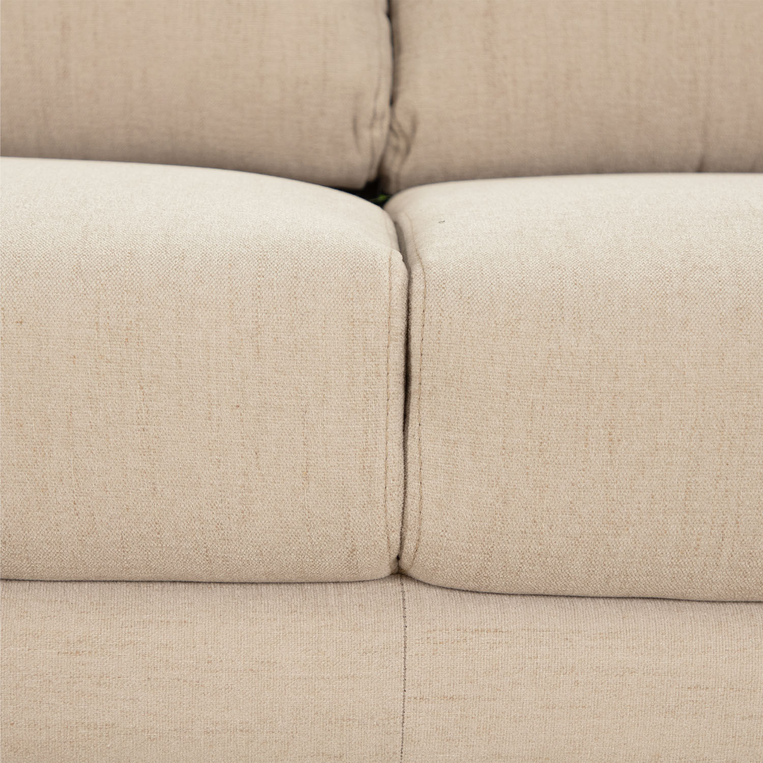 Sof&aacute; Seccional Esquinero Beige Mar&iacute;a Repreve