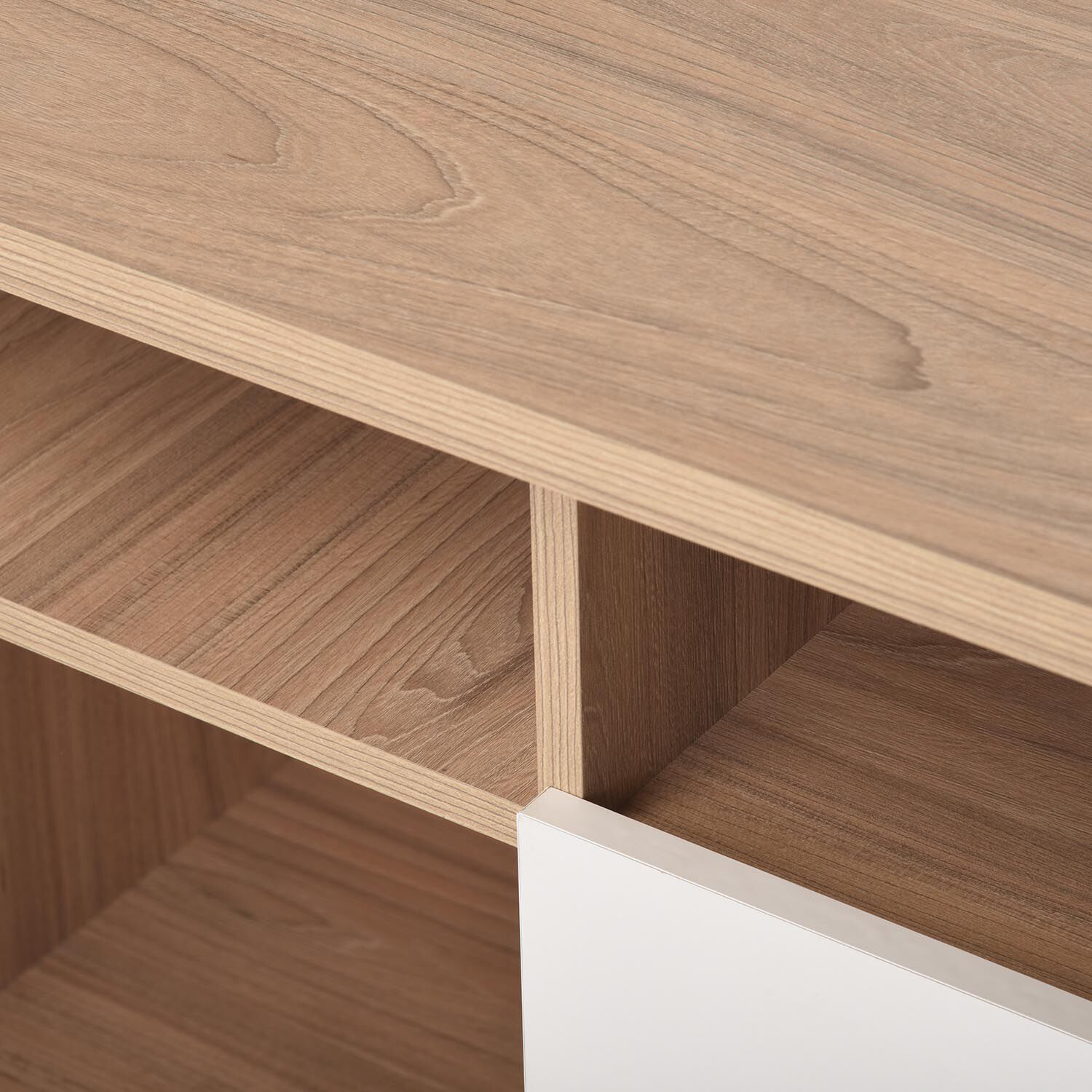 Rack Tv 75" Atenas Olmo Blanco