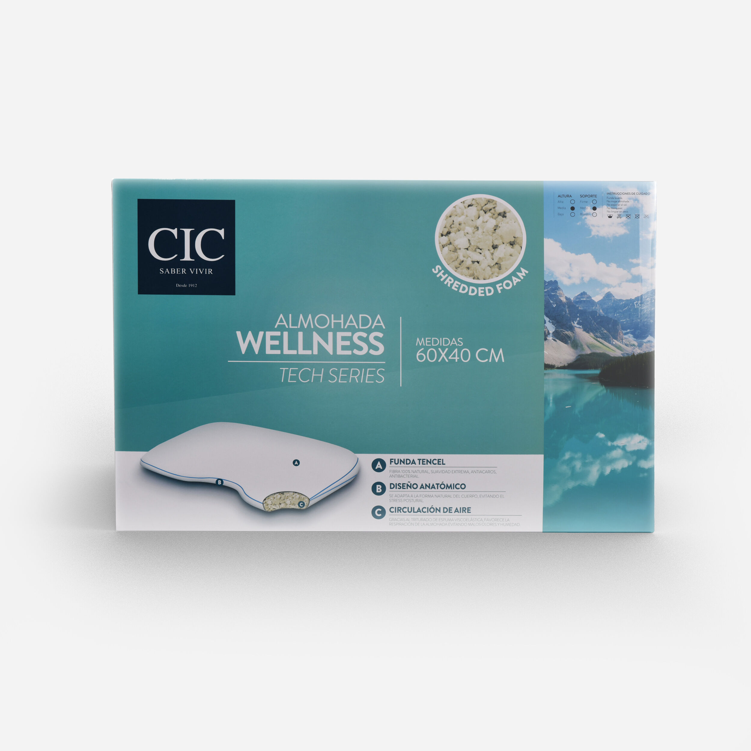 Almohada wellness best sale cic
