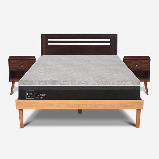 Cama 2 Plazas Hybrid + Set Múnich