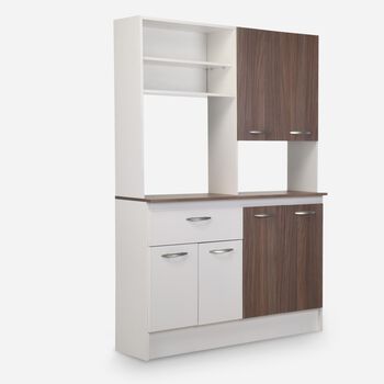 Mueble de Cocina 6 Puertas 1 Cajón Emma 120x180x39 Cm