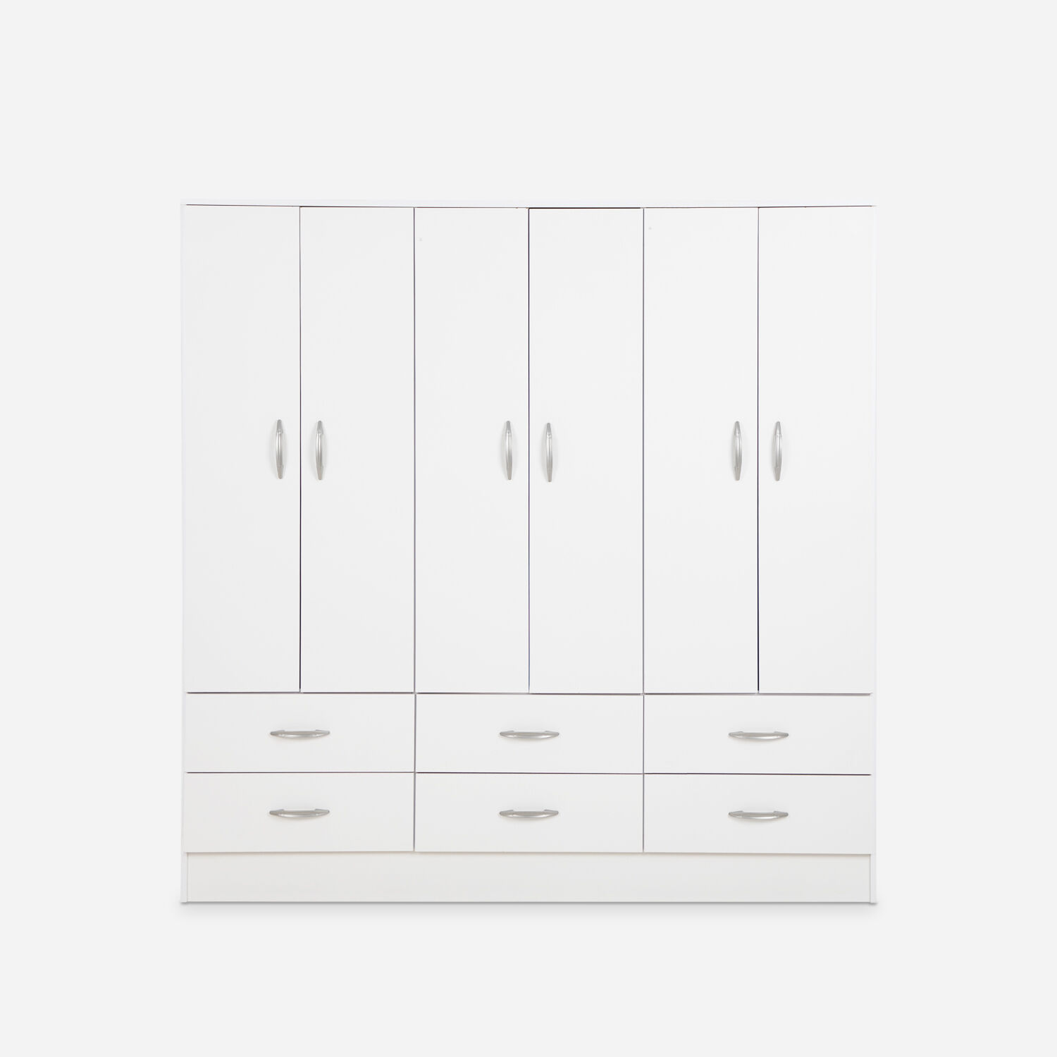 Cl&oacute;set Maipo 6 Puertas 6 Cajones Blanco