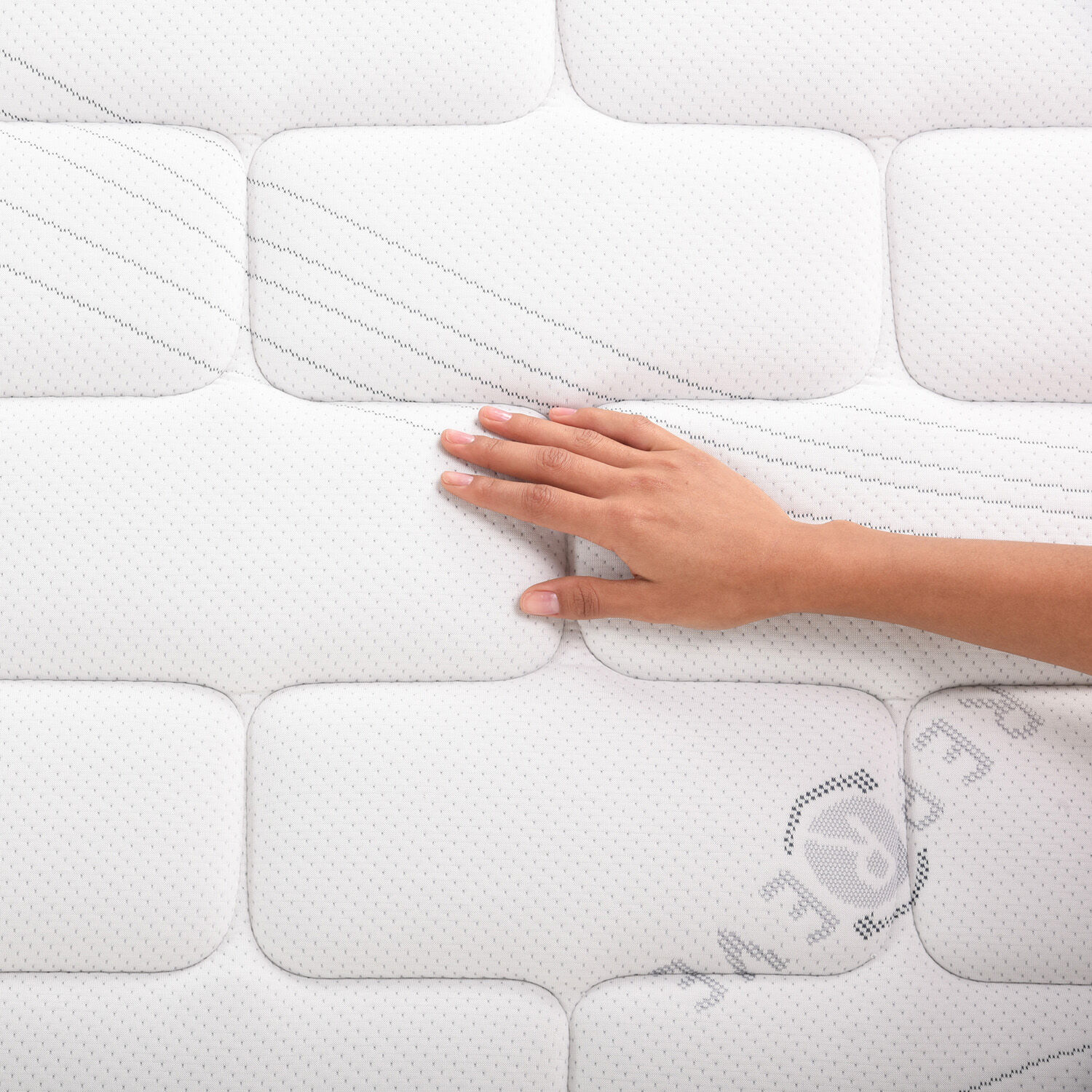 Cama Europea King Green Sleep + Respaldo T&aacute;mesis