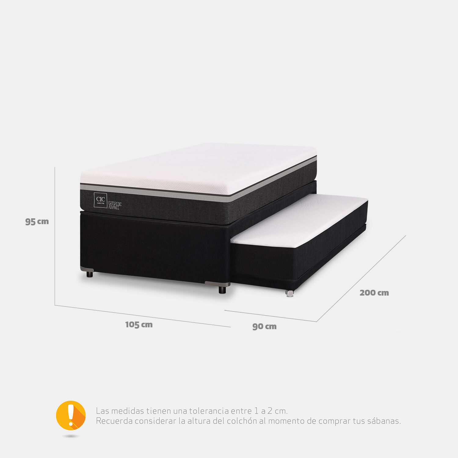 Cama Nido Div&aacute;n Ortopedic Advance