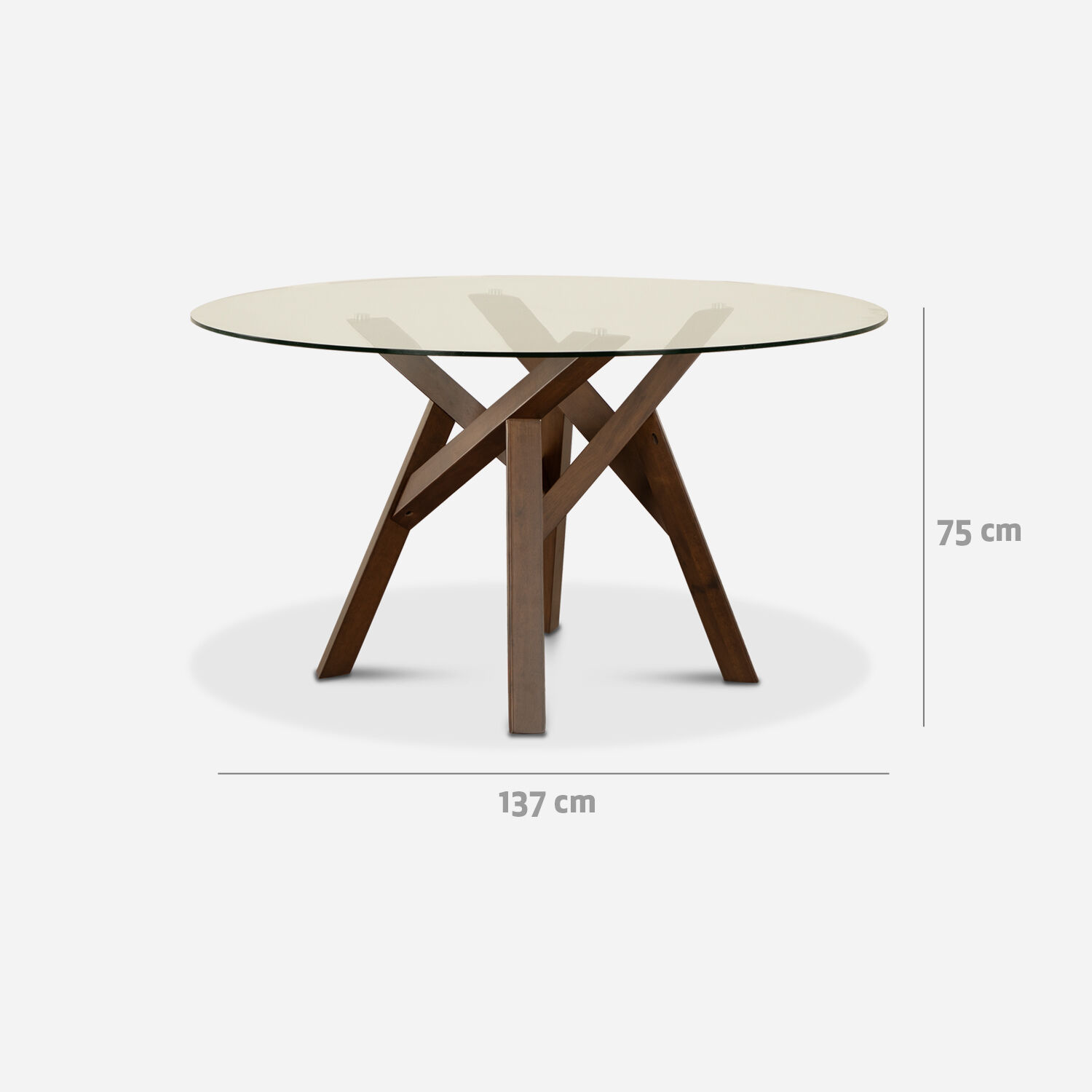 Comedor de Vidrio 6 Sillas Atlanta