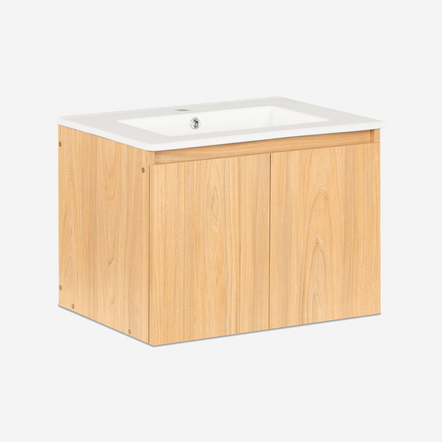 Vanitorio Flotante 2 Puertas M&oacute;naco Olmo 60 Cm.