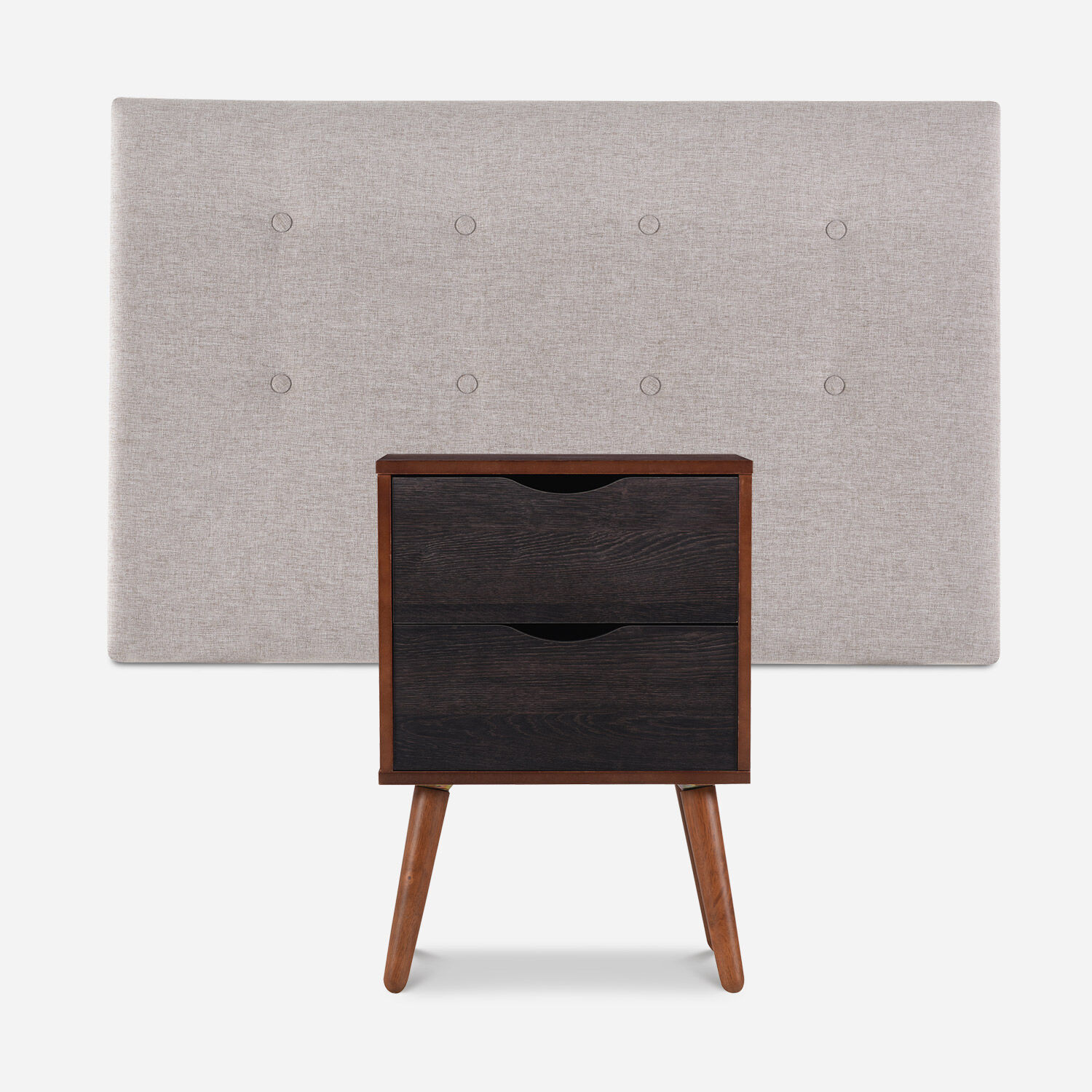 Respaldo Single + Velador Tigris