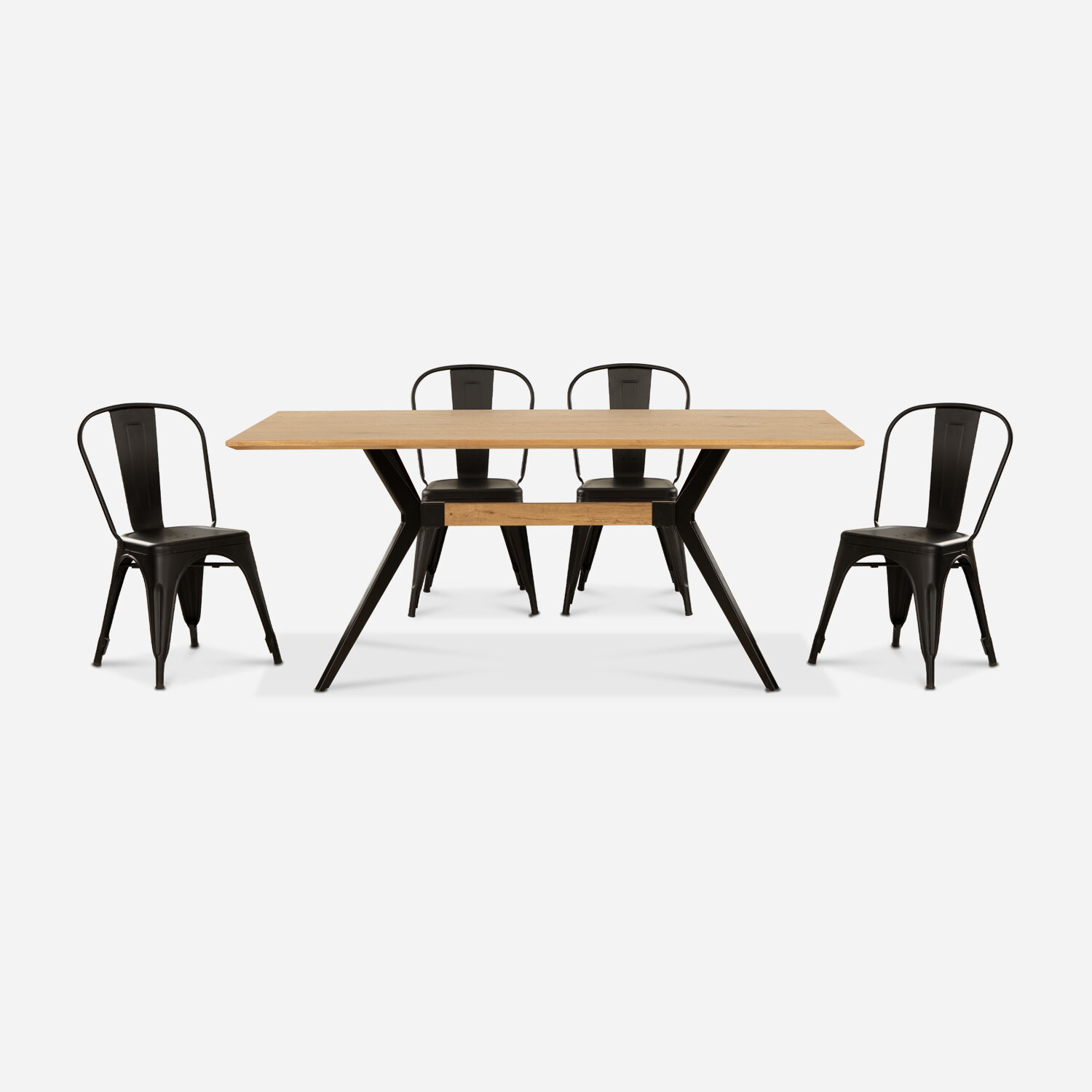 Comedor 6 Sillas Tolix Cross