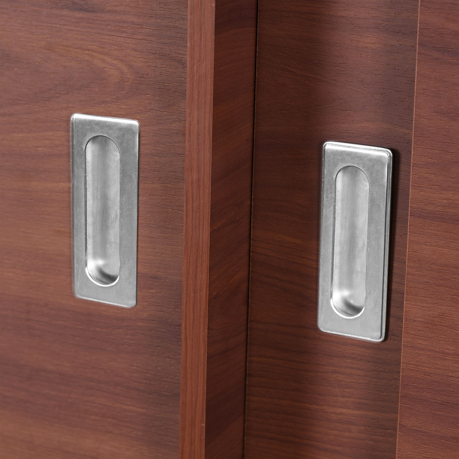 Cl&oacute;set 4 Puertas Corredera 8 Cajones Maule Cerezo