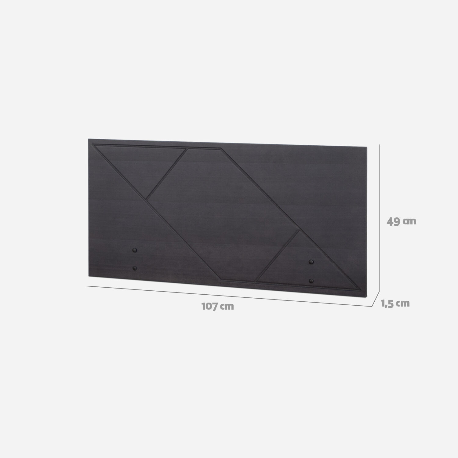 Respaldo Single Villarrica Negro