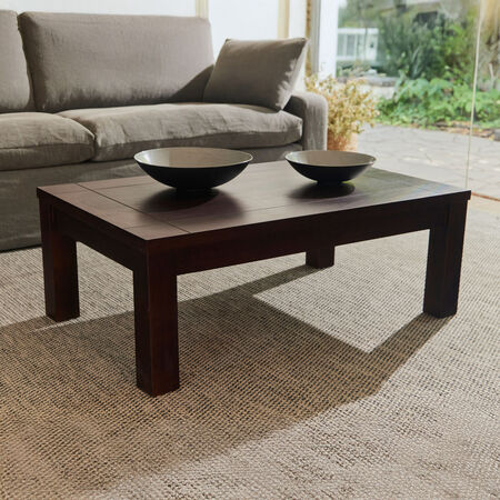 Mesa Centro &Ntilde;uble Chocolate 110x70x40 Cm.