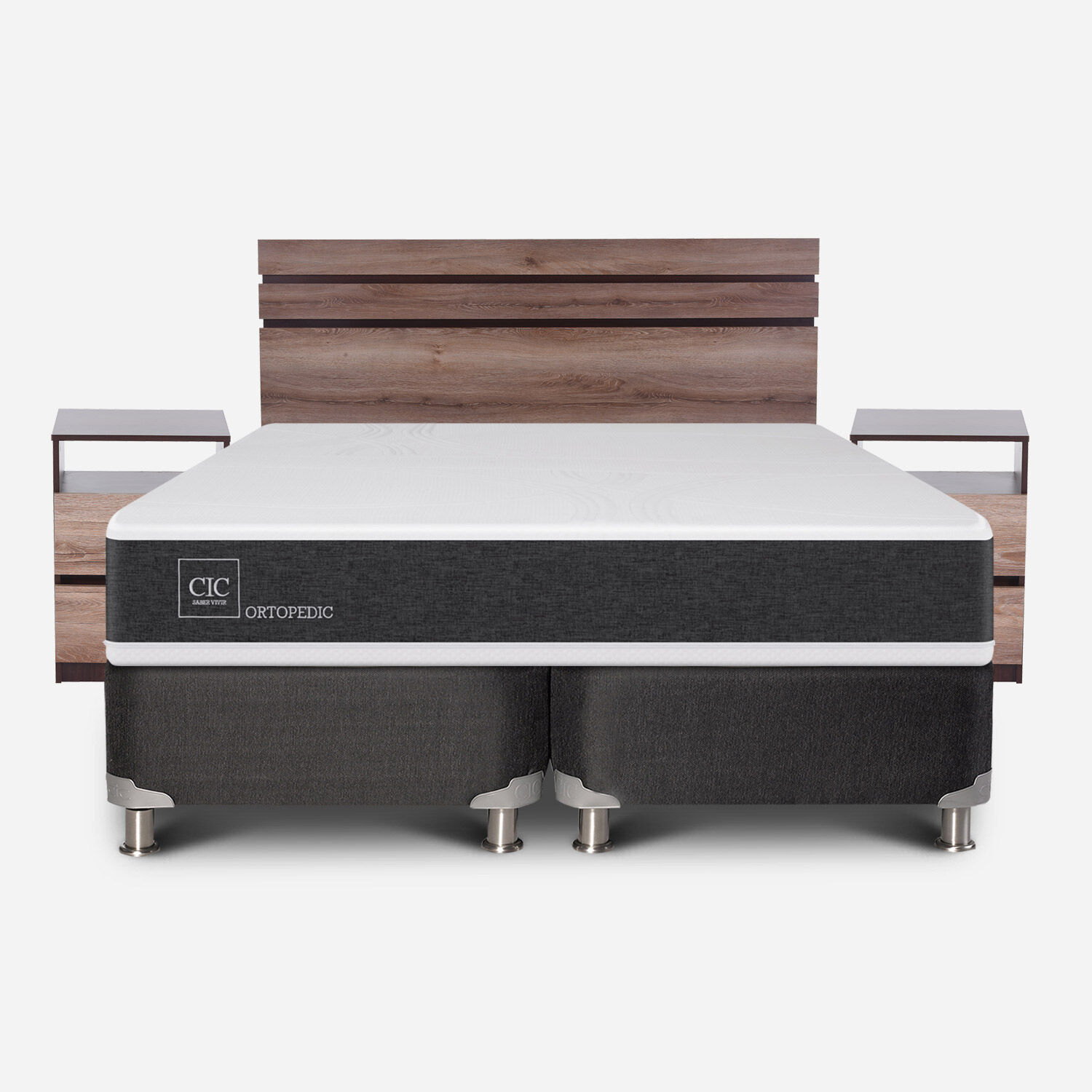 Box Spring King Ortopedic 5 Zonas + Set Ares