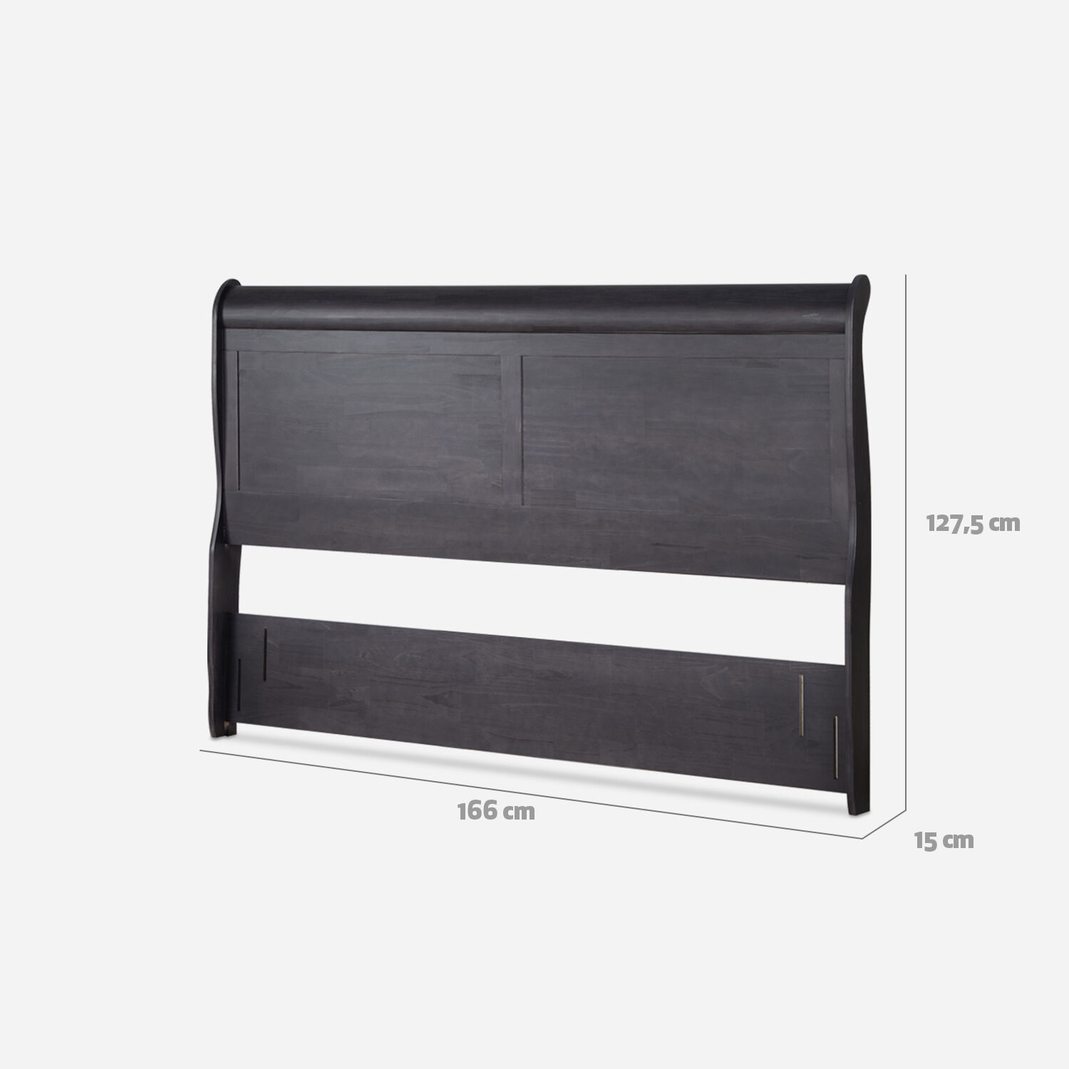 Respaldo 2 Plazas Mir&oacute; Negro