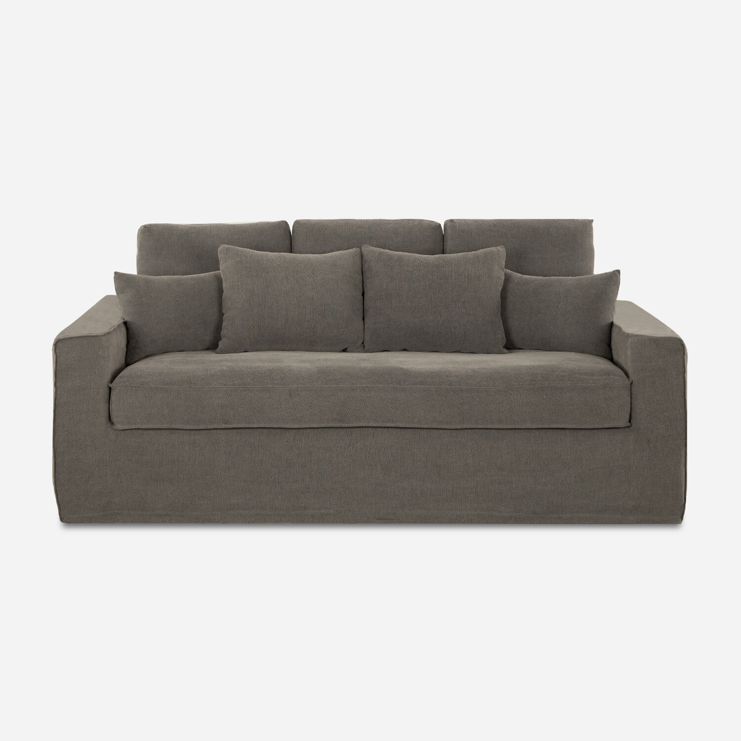 Sofá 3 Cuerpos Hamar Gris