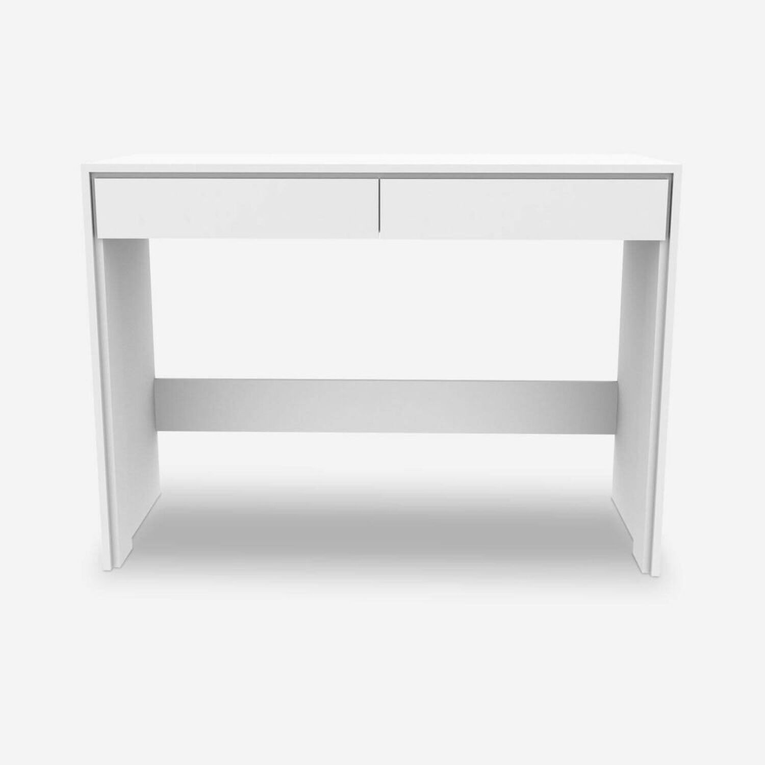 Escritorio 2 Cajones Blanco Roma