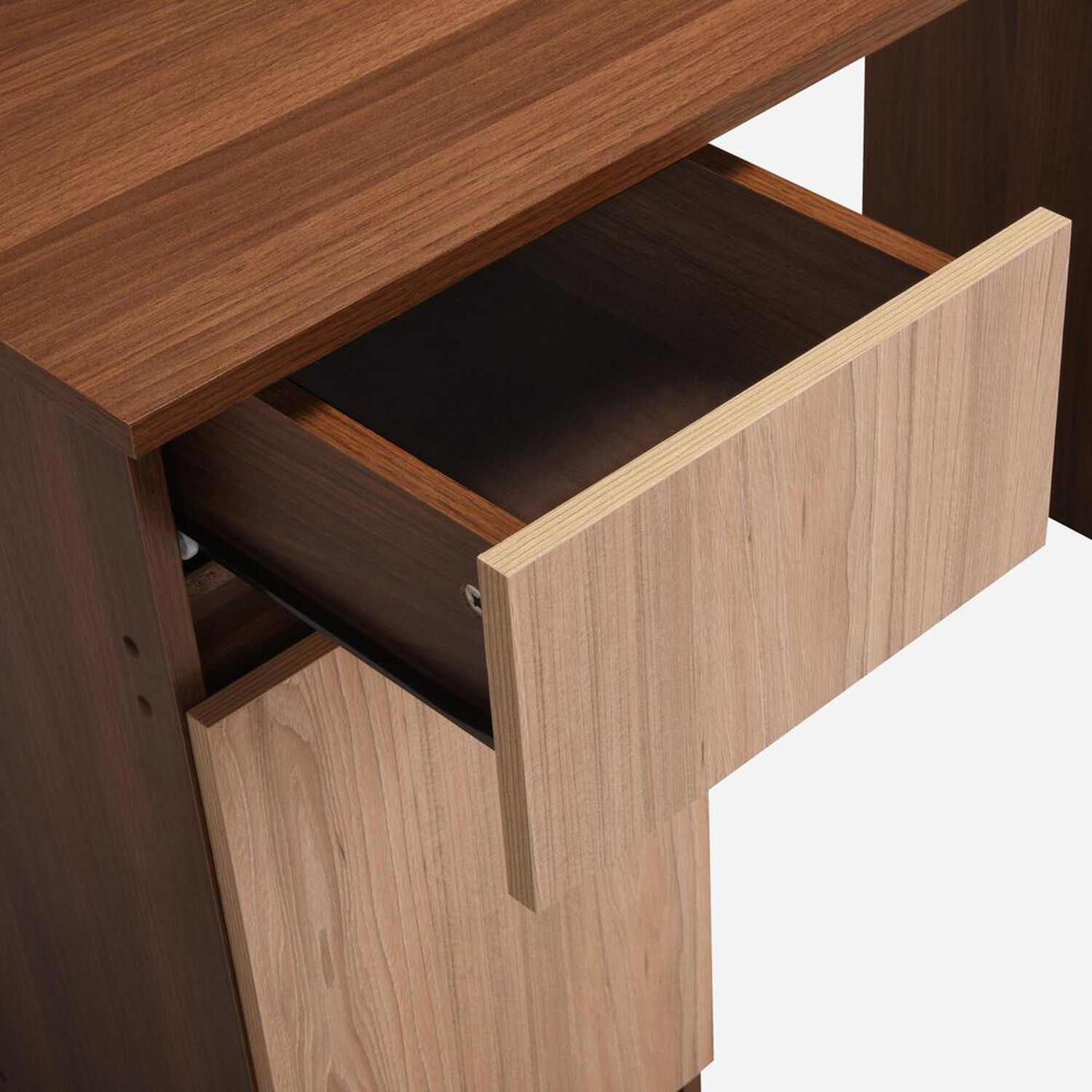 Escritorio 1 Puerta 1 Caj&oacute;n New OlmoAlpino Nogal Amaz&oacute;nico